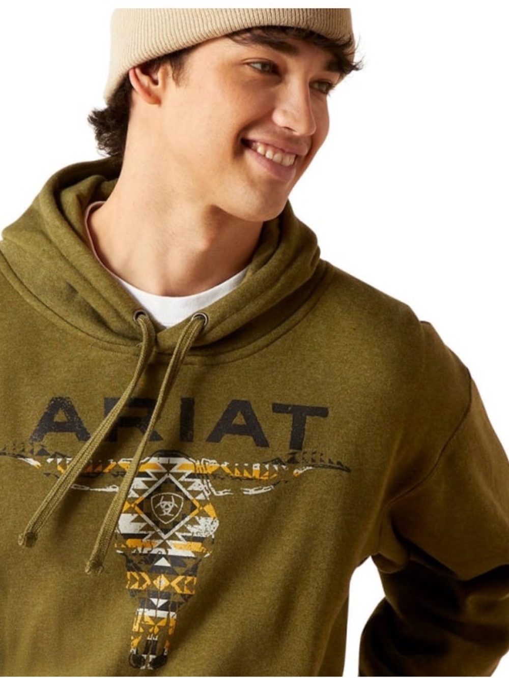 Ariat Men's Peeze Heather
Blanket Skull Pullover
Hoodie - Size XL